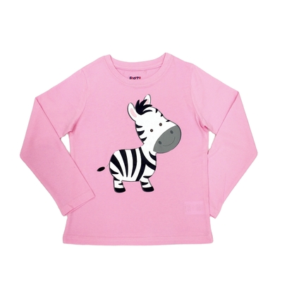 Soft Animal Print Girls Sleepwear Set Spring/Autumn 100% Combed Cotton Soft Hand Feel