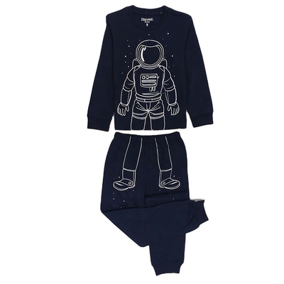 Custom Luminous Pajamas for Kids Glow in Dark Cartoon Print Summer/Winter Season