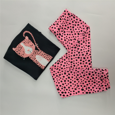 Comfortable Kids Pajamas Set for Spring Season 60% Cotton 40% Polyester Long Sleeve