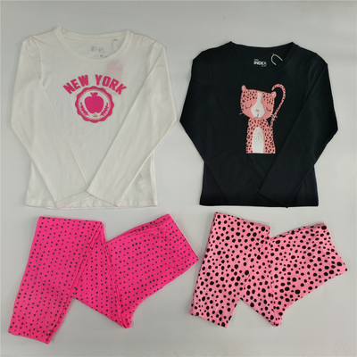Comfortable Kids Pajamas Set for Spring Season 60% Cotton 40% Polyester Long Sleeve
