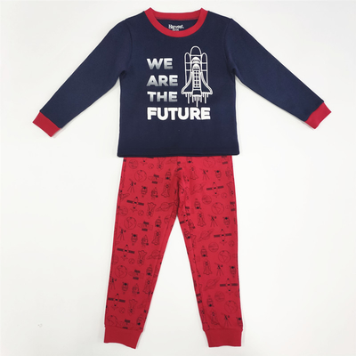 Children Pajamas Set Cartoon 2 Pcs Sleepwear Home Wear Clothes Kids Sleeping Pyjamas
