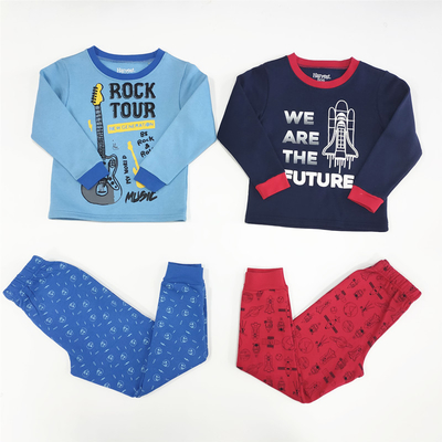 Children Pajamas Set Cartoon 2 Pcs Sleepwear Home Wear Clothes Kids Sleeping Pyjamas