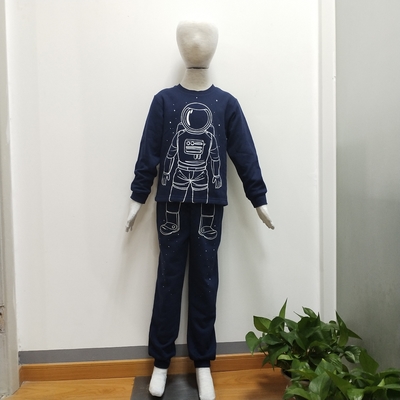 Custom Luminous Pajamas for Kids Glow in Dark Cartoon Print Summer/Winter Season