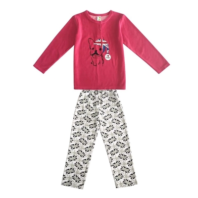 Animal Pattern O Neck Kids Sets Sleepwear Pyjamas for Children Supply Cotton Pajamas
