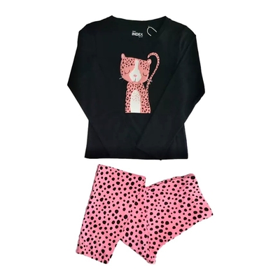 Kids Sleepwear Children Pajama with Animal Pattern Made of Organic Cotton