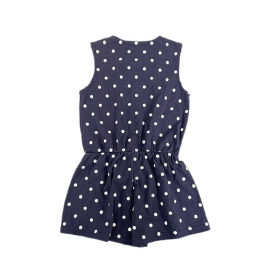 Customize Printed 100% Combed Cotton Sleeveless Jumpsuits for Kids Girls Customization