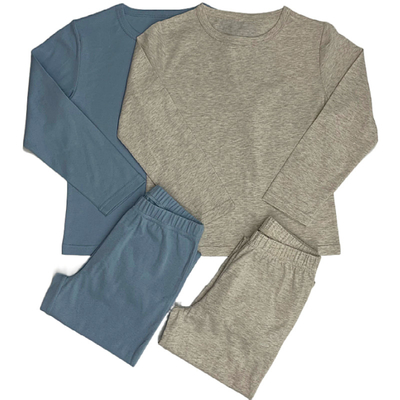 ODM OEM service Kids Cotton Pajamas Clothing Set Customized Color