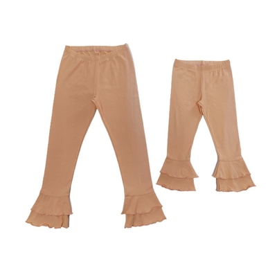 Leggings Girls Style Fashion Kids Customize Little Girls Soft With Ruffle Leggings