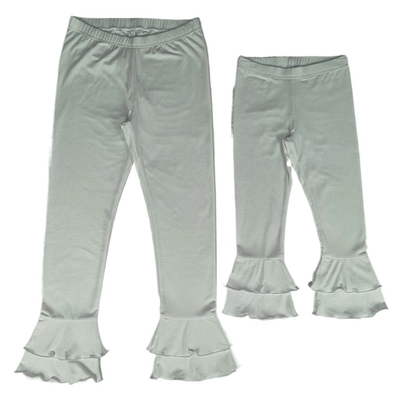 Leggings Girls Style Fashion Kids Customize Little Girls Soft With Ruffle Leggings