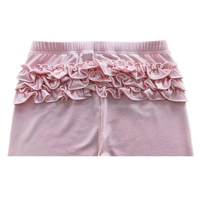 Style Girls Ruffle Leggings Soft Hand Feel 3Y-10Y Sizes 62%Polyester33%Cotton5%Spandex
