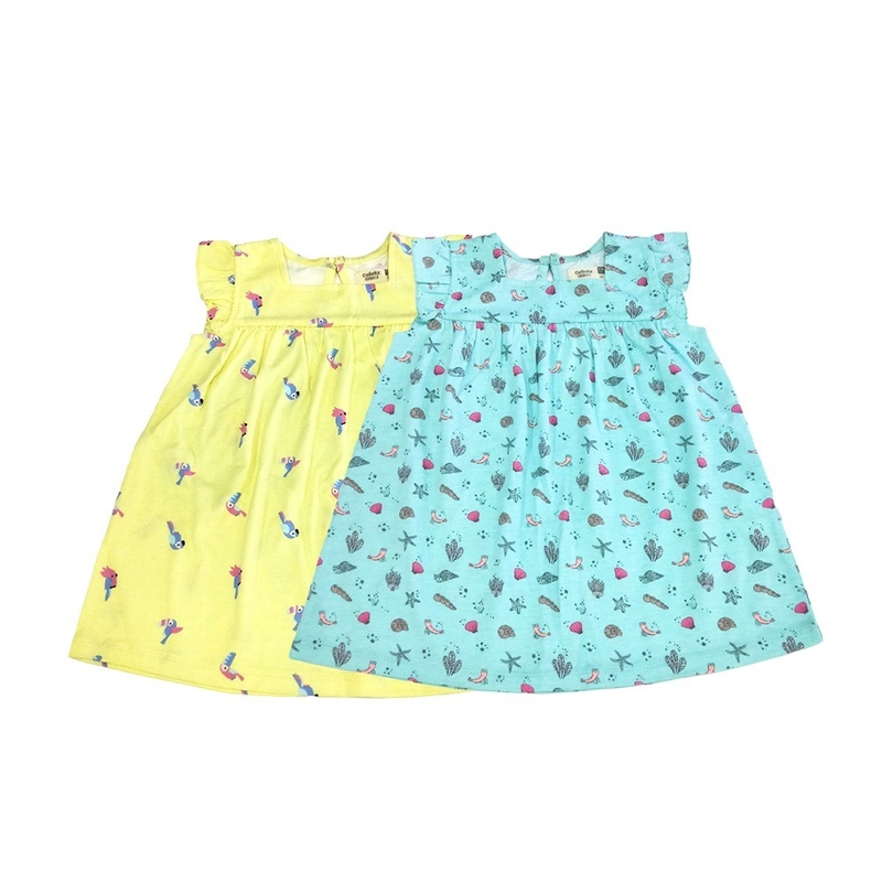 6 Month Baby Girls Cotton Dress Sleeveless Backless Summer Skirt for Infants Toddlers