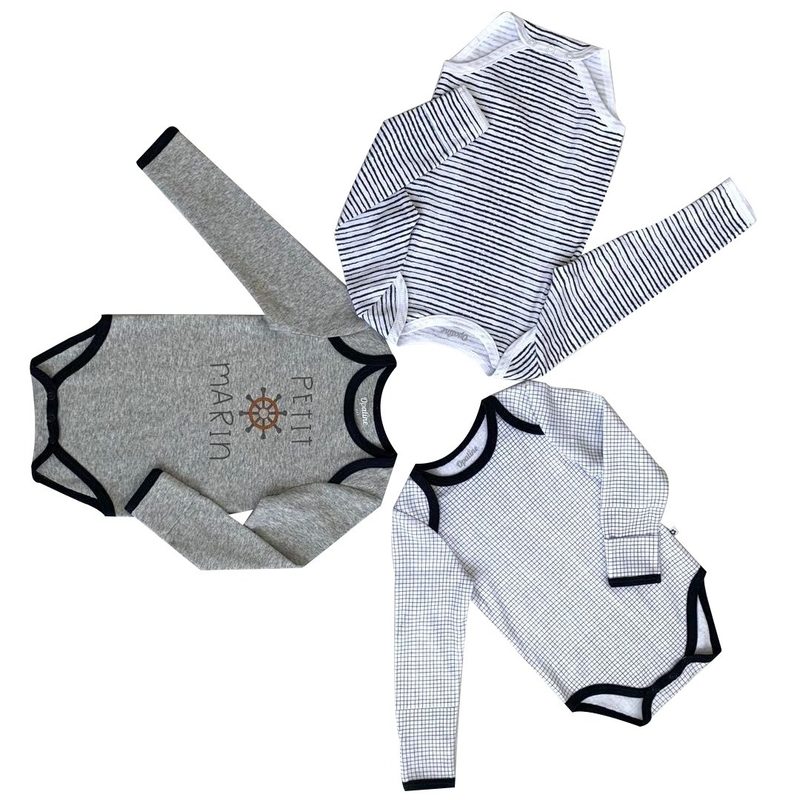 100% Cotton Sublimation Romper Jumpsuit for Babies Long Sleeve Bodysuit Onesie in Bulk