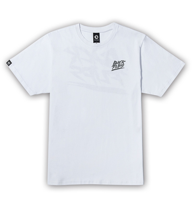 Men's Plus Size 100% Cotton Short Sleeve Polo Tshirt with Custom Print in Soft White